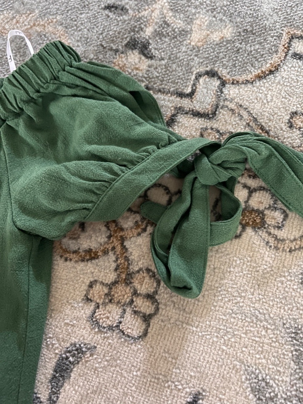 Lulus Al Fresco Evenings Olive Green Off-the-shoulder Dress - Size S - Picture 4 of 4